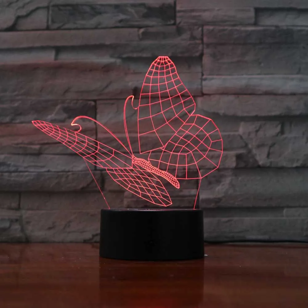 Детская настольная лампа 3D визуальная luminaria de mesa led ночник креативный Veilleuses Pour