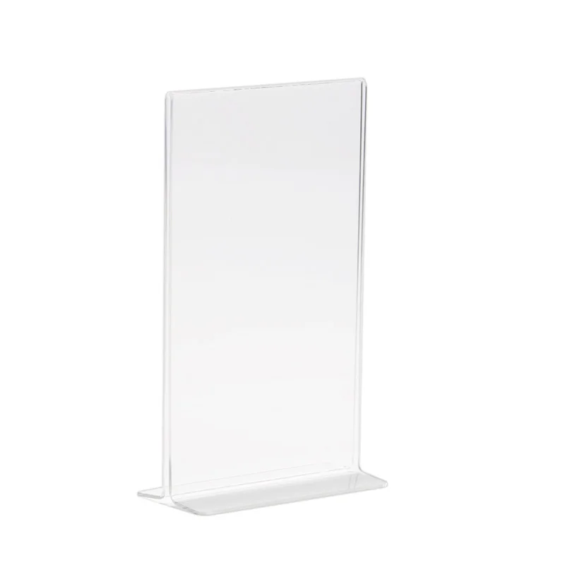 Прозрачная акриловая стойка для меню и карты держатель настольной вывески