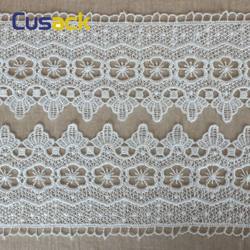 3 м дюймов кружевное украшение накладной орнамент из полиэстера для костюмы