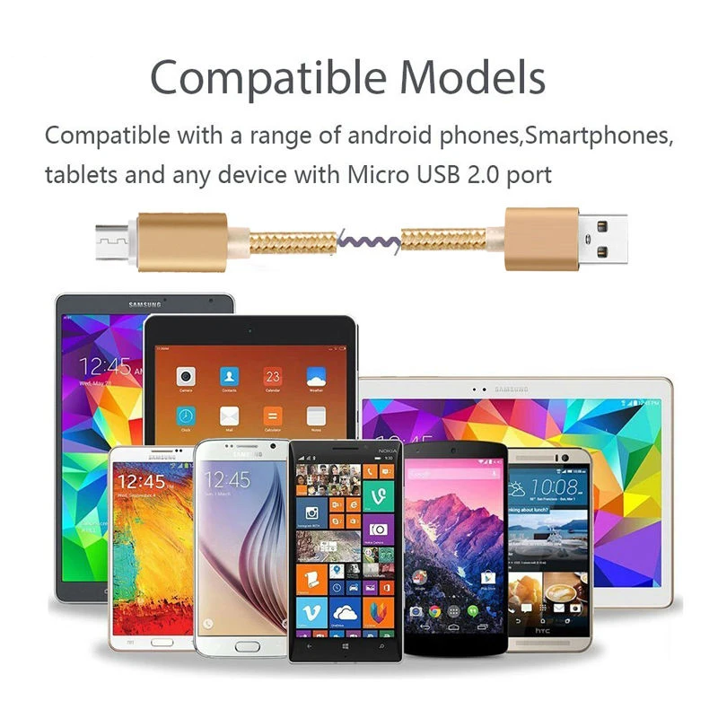 Кабель Micro USB 2.4A Max для ASUS Zenfone Pro M2 ZB630KL ZB631KL ZB632KL ZB633KL M1 ZB556KL|Кабели мобильных