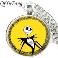 qiyufang skull pendant necklace jewelry chain free shipping gift men necklaces women brithday