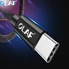 Кабель USB Type C OLAF для xiaomi redmi Note 7 Note 6 USB-C быстрая зарядка Micro USB кабель для Samsung Xiaomi Huawei