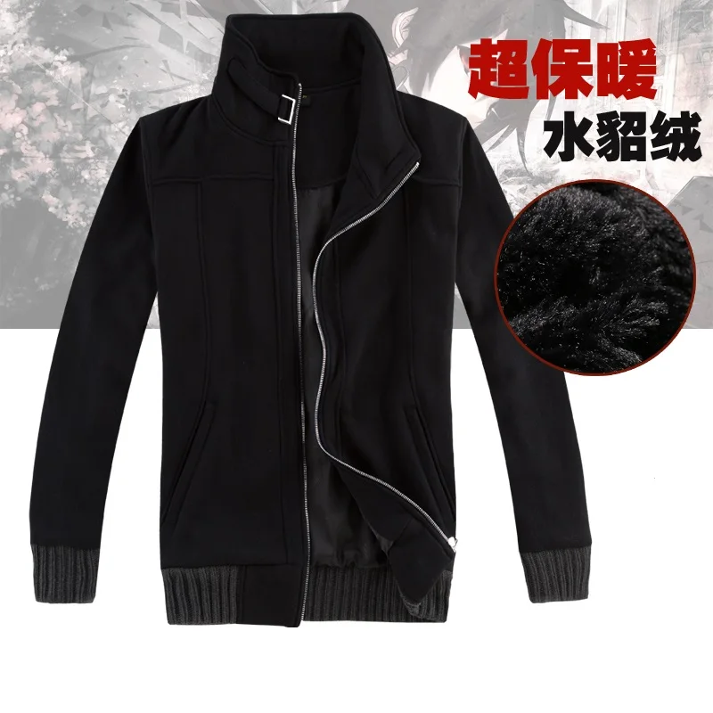 Толстовка из хлопка и меча аниме Сан меч онлайн на молнии|velvet hoodie|sweatshirt winterhoodie zipper