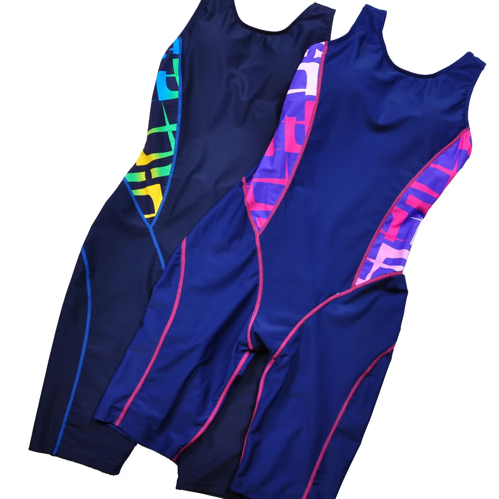 

2019 New Zipper Long Leg Bathing Suit Women Sport Swimwear One Piece Swimsuit Female Monokini Dynamic Bodysuit Maillot De Bain