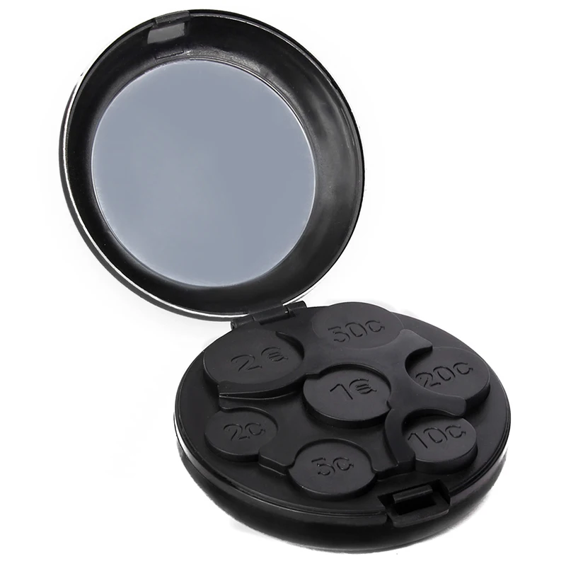 Модные алюминиевые & PP евро монеты кошелек коробка для хранения Notecase со