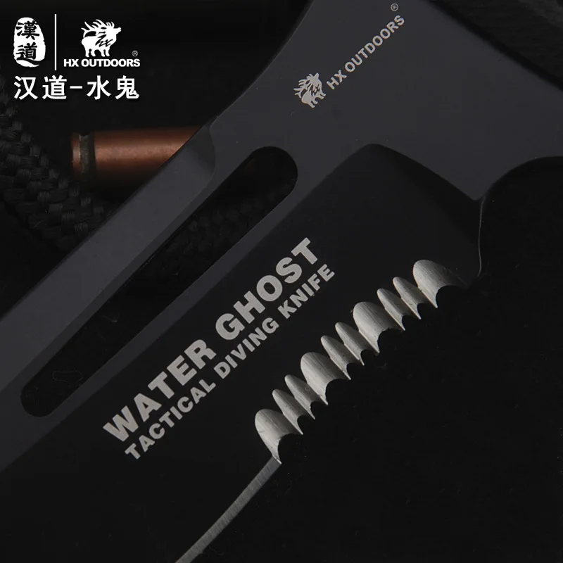 HX открытый водный ghost D2steel Тактический высокопрочный прямой нож Самозащита дикий