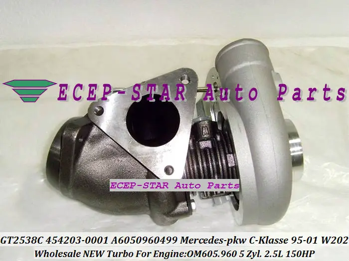 Бесплатная доставка GT2538C 454203 0001 6050960499 5001S турбо для Mercede s PKW C E G W461 G290 W210 E250 W202 C250 OM605