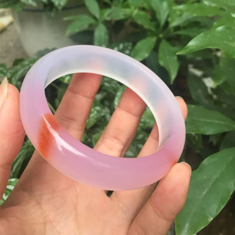 Xinjiang Pink Ice Jade Bracelet|bracelet bracelet|bracelet pinkbracelet jade |