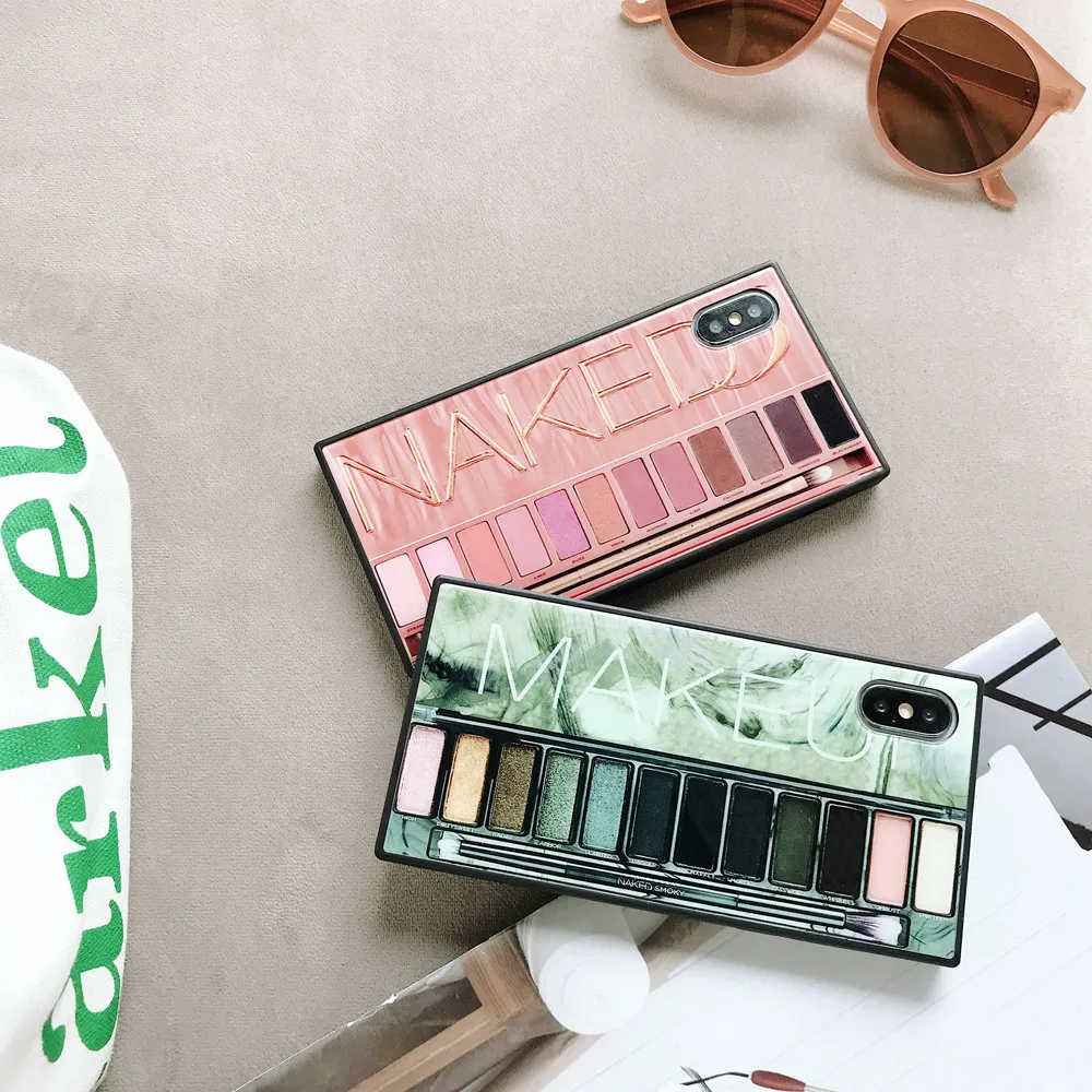 Роскошный 3D чехол с рисунком теней для век OPPO A83 R9 R11 R15 модный квадратный A73 A79