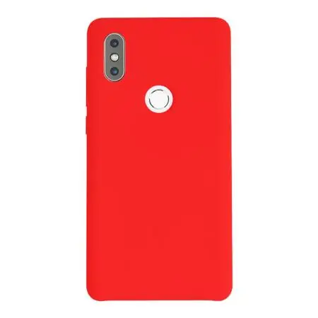 Оригинальный чехол Xiaomi MI MIX 2S жидкий силиконовый мягкий волоконный для задней
