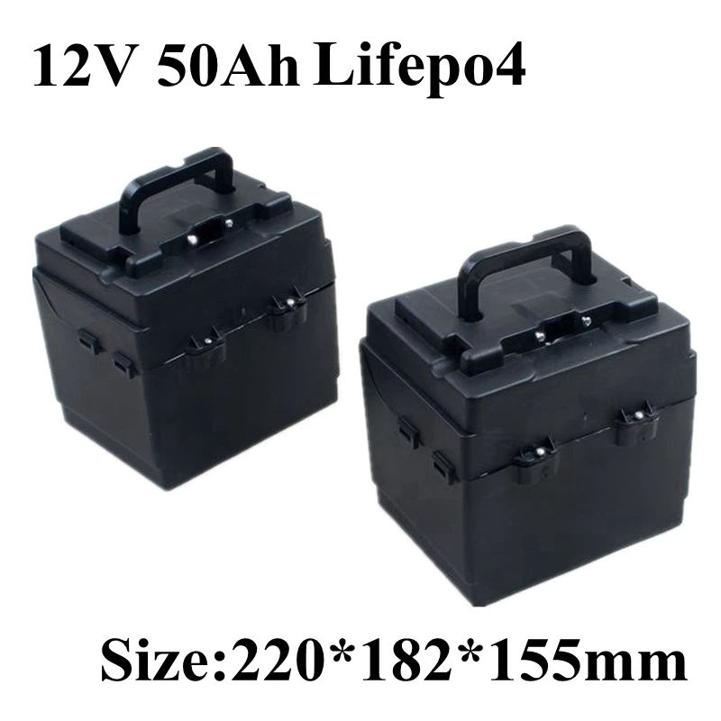 12V 50AH LiFePo4 LFP литий железо фосфат аккумулятор с BMS для автомобильной доски долгий