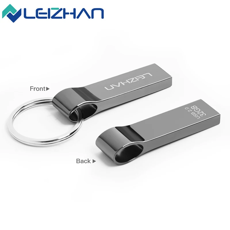 Металлический USB флеш-накопитель LEIZHAN накопитель данных U-диск 64 ГБ 32 16 8 4 Гб |