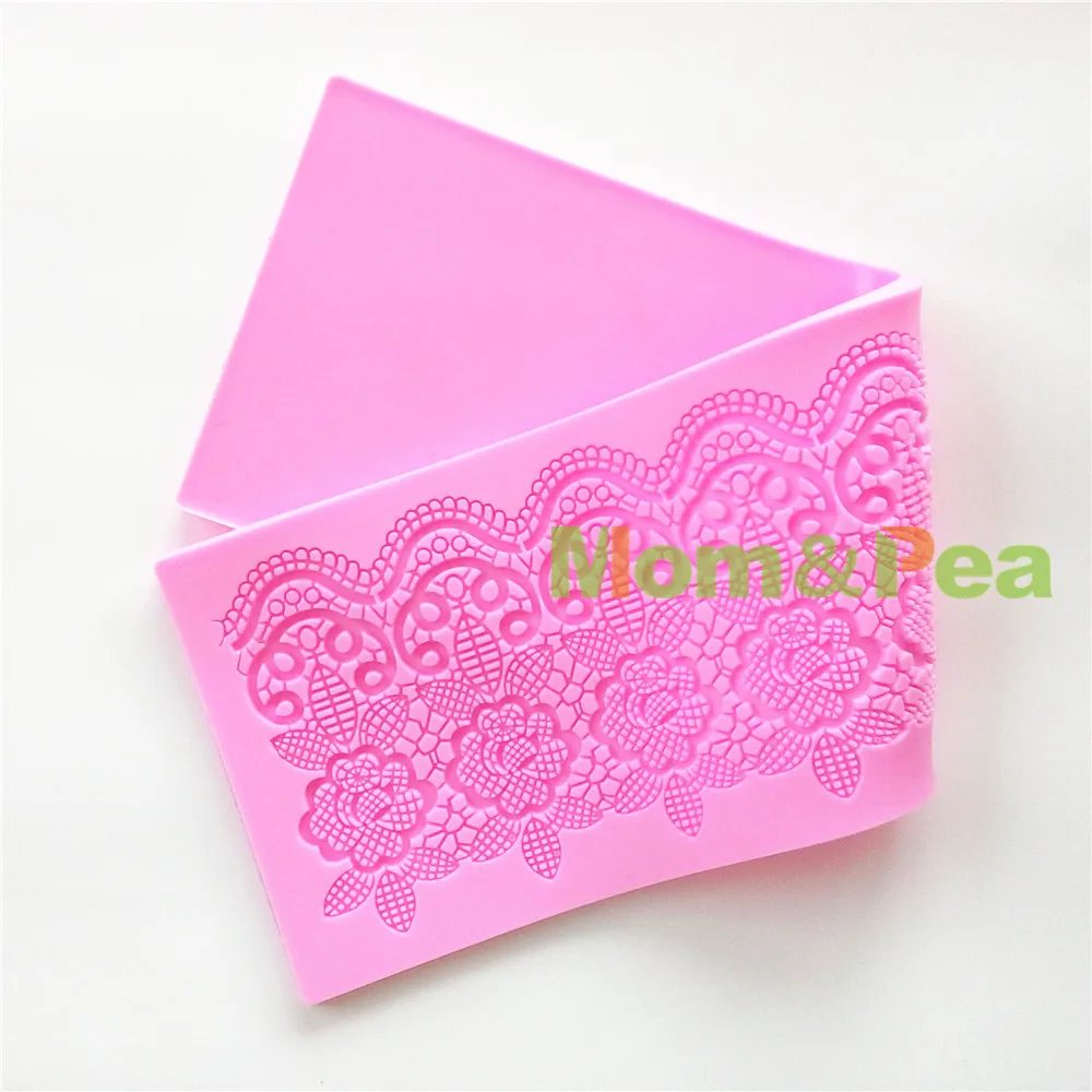 Силиконовая форма для украшения торта с цветами и листьями 3D-форма мамы горошка