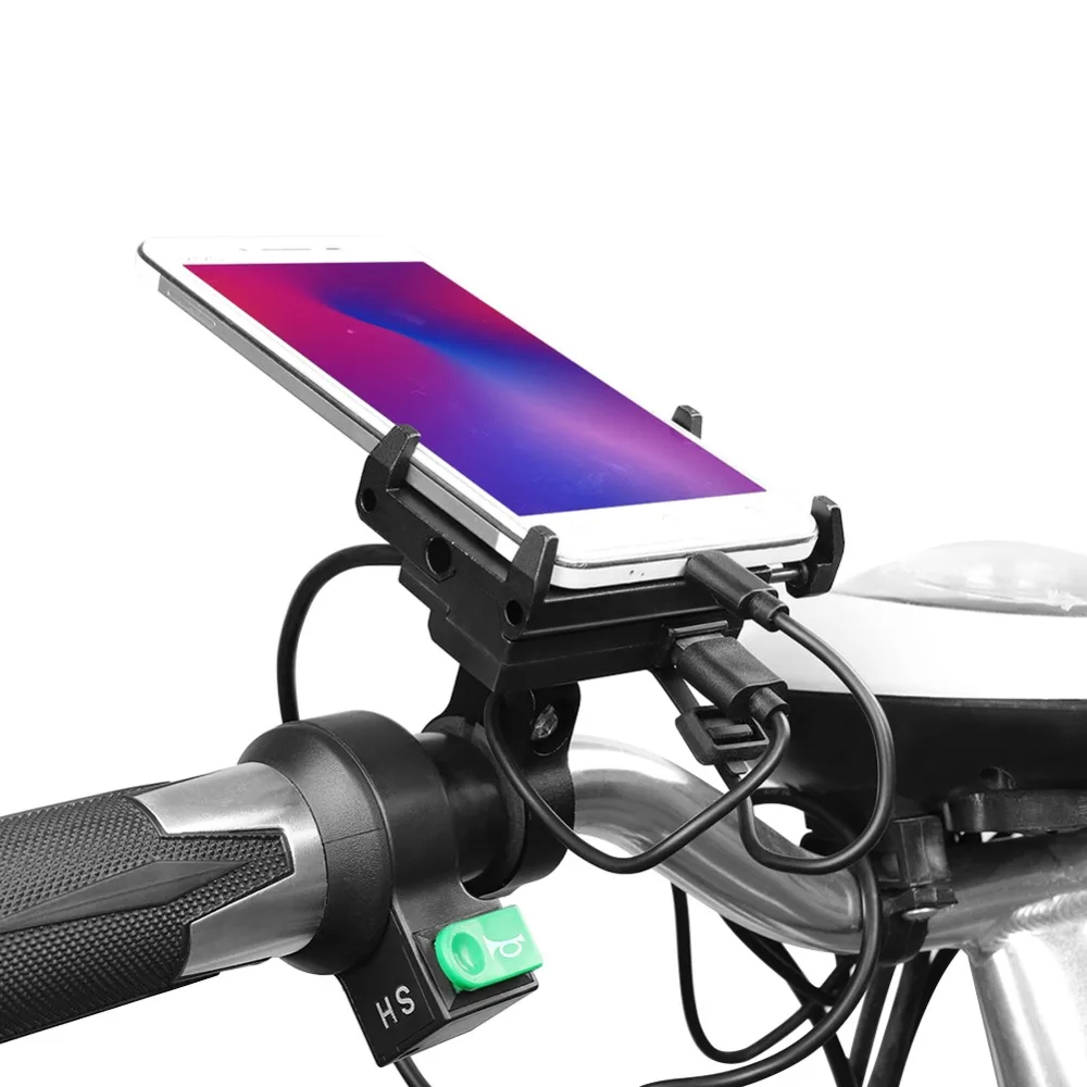 GUB USB Перезаряжаемый держатель для телефона мотоцикла Электрический велосипед