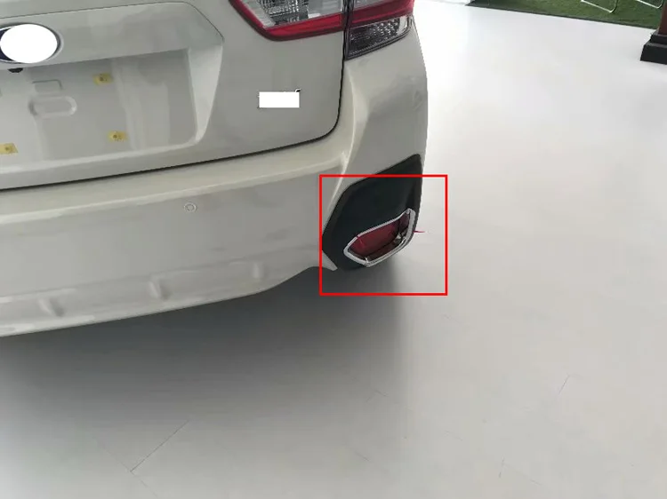 Для Subaru XV 2018 2019 ABS хромированный задний отражатель противотуманный светильник