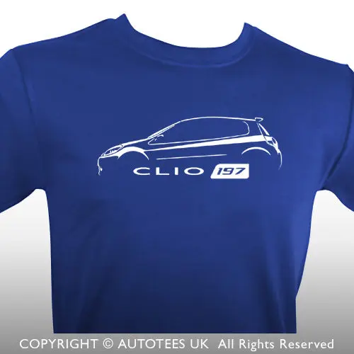 RENAULT CLIO 197 CUP CLASSIC CAR T-SHIRT | Мужская одежда