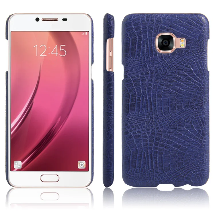 Роскошная модель крокодиловой кожи кожаный чехол для Samsung Galaxy C5 противоударный