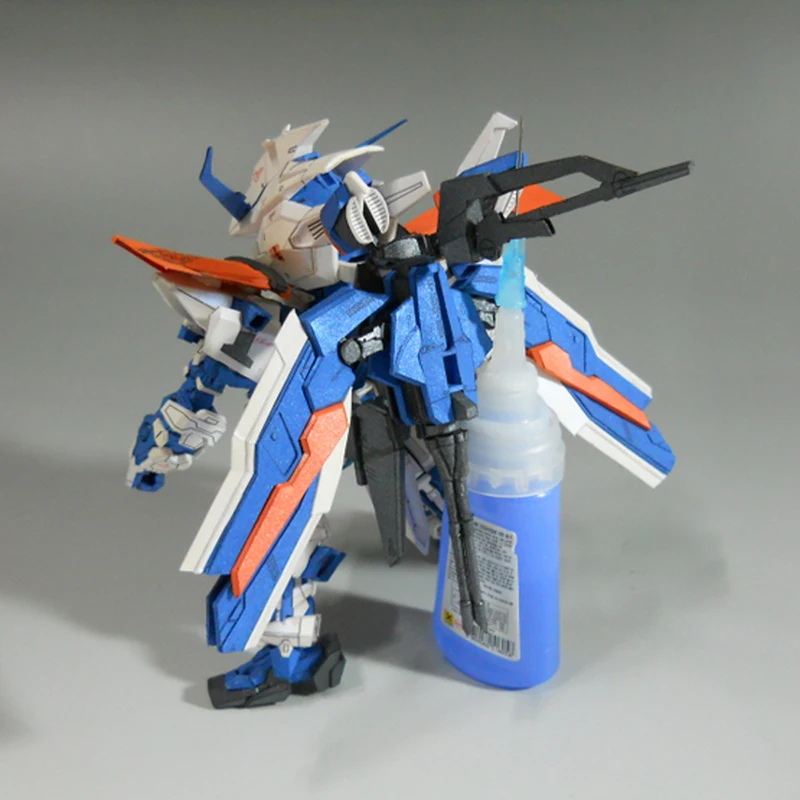 KPS оригинальная бумажная модель SD Blue Heresy GUNDAM DIY свободная линия без выреза фигурки