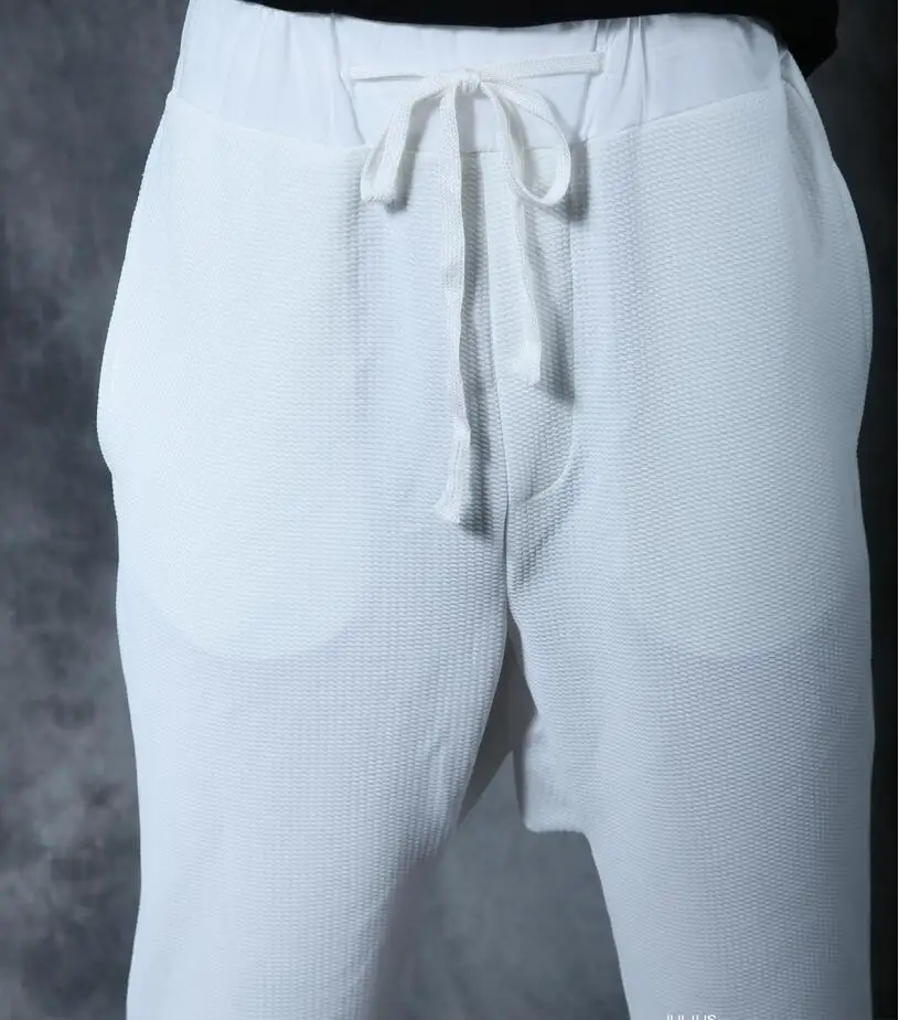 Новинка 2017 Мужская одежда модные волосы стиль капри брюки повседневные певица