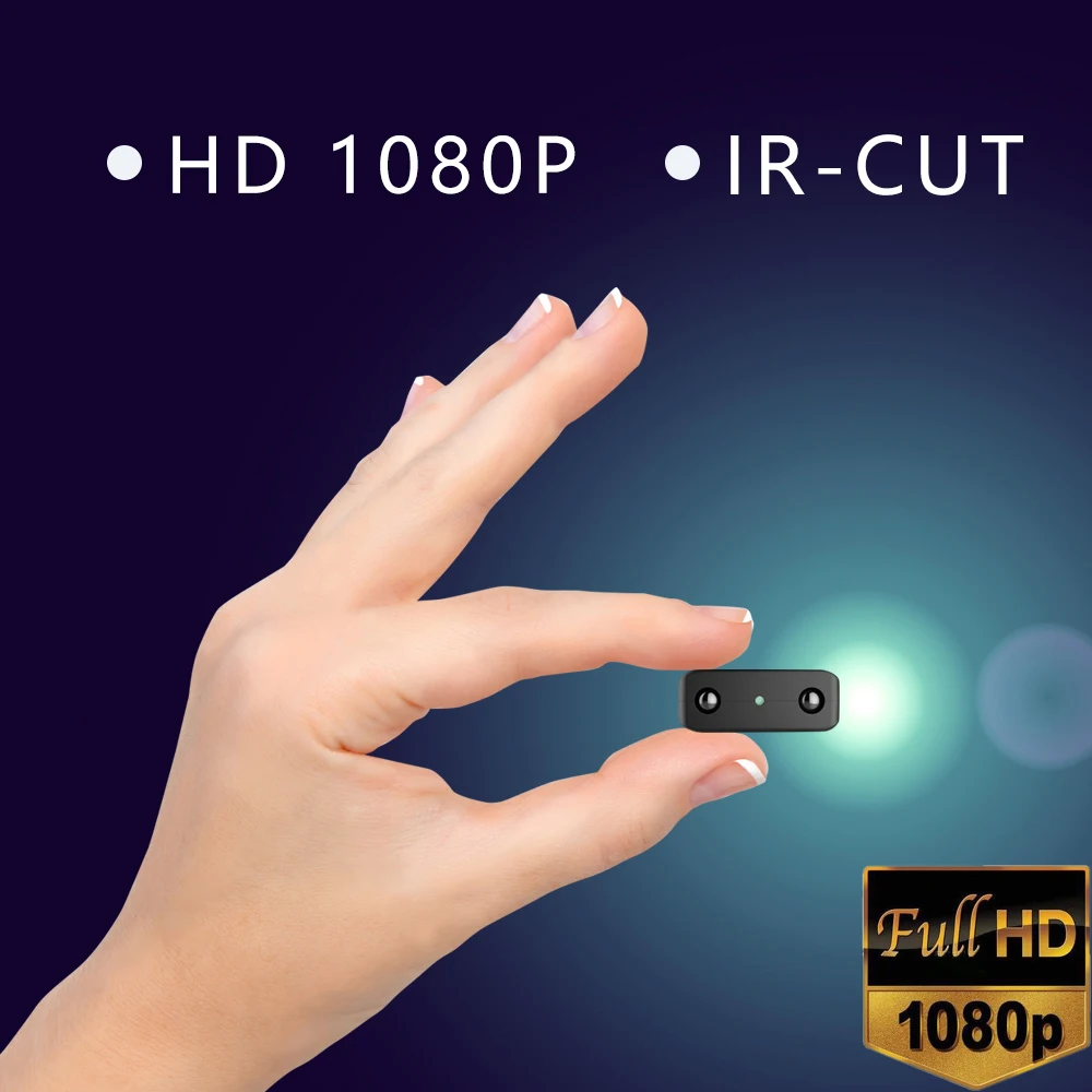 Мини камера Smarcent IR CUT самая маленькая видеокамера 1080P Full HD с инфракрасным ночным