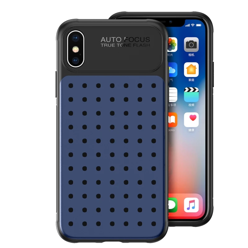 Чехол для телефона HAWEEL iPhone X / XS Max /XR сетчатый дышащий ПК + ТПУ противоударный