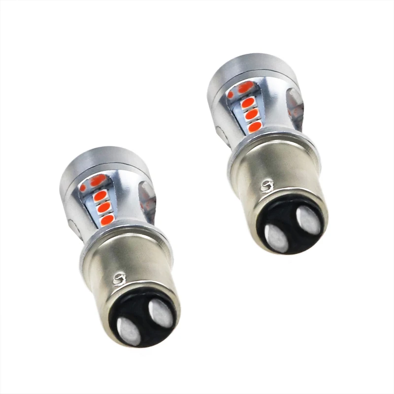 2 шт. светодиодный 1156 P21W BA15S BAU15S PY21W 1157 BAY15D Canbus автомобильные лампы 1800Lm обратный светильник 18 светодиодный 3030SMD для автомобиля, грузовика, 12V 24V