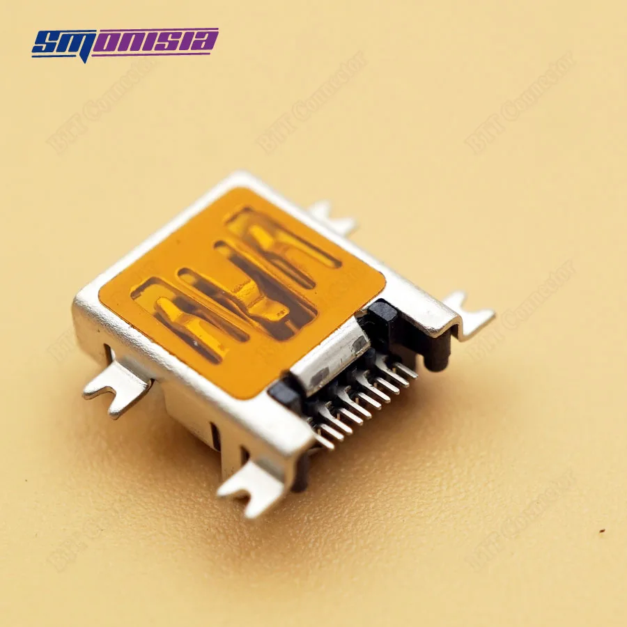 

100 шт. 10P/F 2,1 мм гнездовой разъем типа раковины mini usb для Philips 10pin мини USB разъем