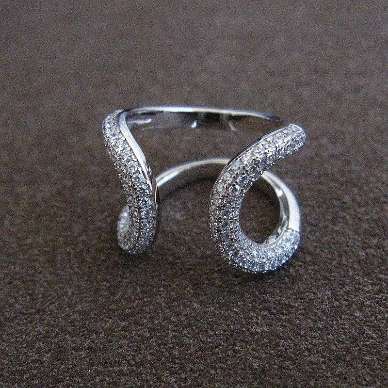 Маркиза Мода AAA кубические классические геометрические гиперболические кольца