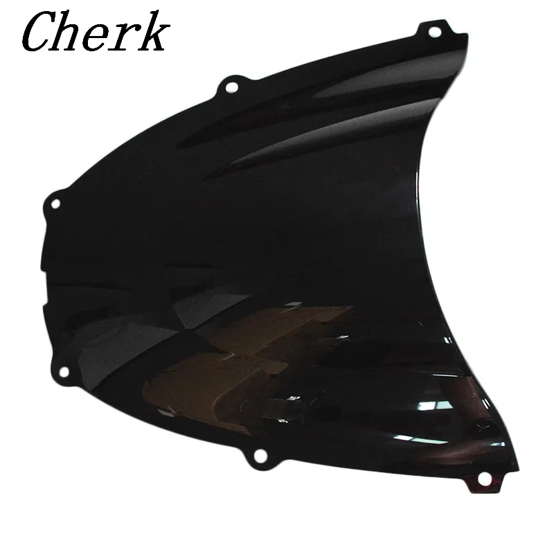 Черное ветровое стекло для мотоцикла с двумя пузырьками Yamaha YZF600R YZF 600R Thundercat 1994-2007
