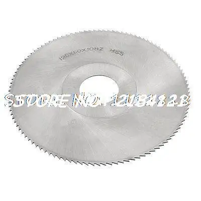 

125mm x 1mm x 27mm 108 Teeth HSS Round Groove Slotting Cutter Silver Tone