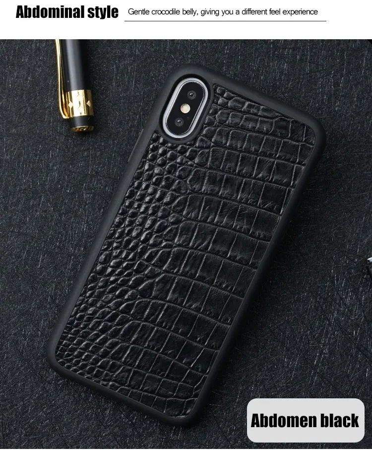 LANGSIDI натуральная крокодиловая кожа чехол для телефона для iphone 11 XS XSMax XR 6 7 8 8 plus все включено Мягкий защитный чехол