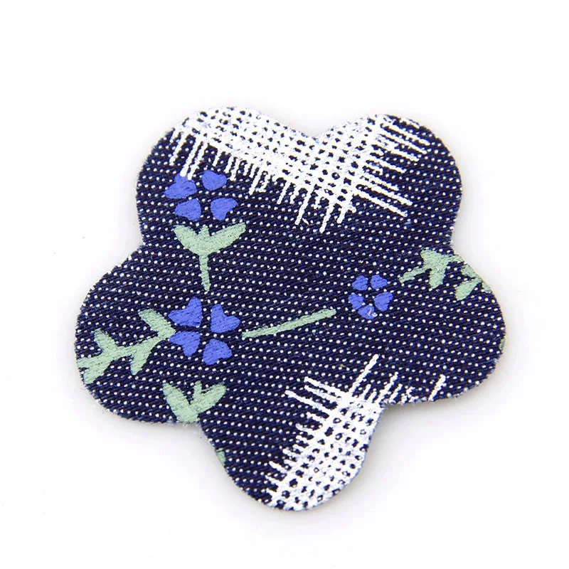 6 шт. джинсовые патчи с рисунком сердца и цветка|patch iron on|iron on patch repairiron patches |