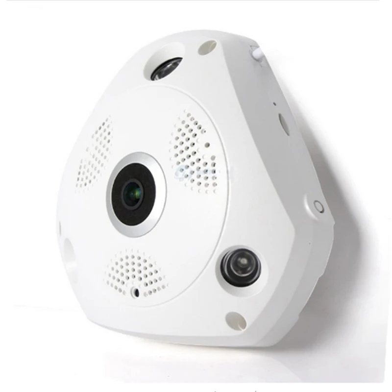 360 градусов панорамная IP камера рыбий глаз WIFI CCTV PTZ 3D VR видео P2P 960P аудио для дома