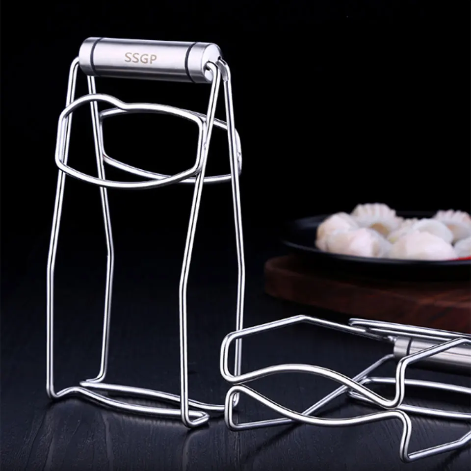 Немецкая нержавеющая сталь Горячая тарелка чаша зажим кастрюля захват высокое