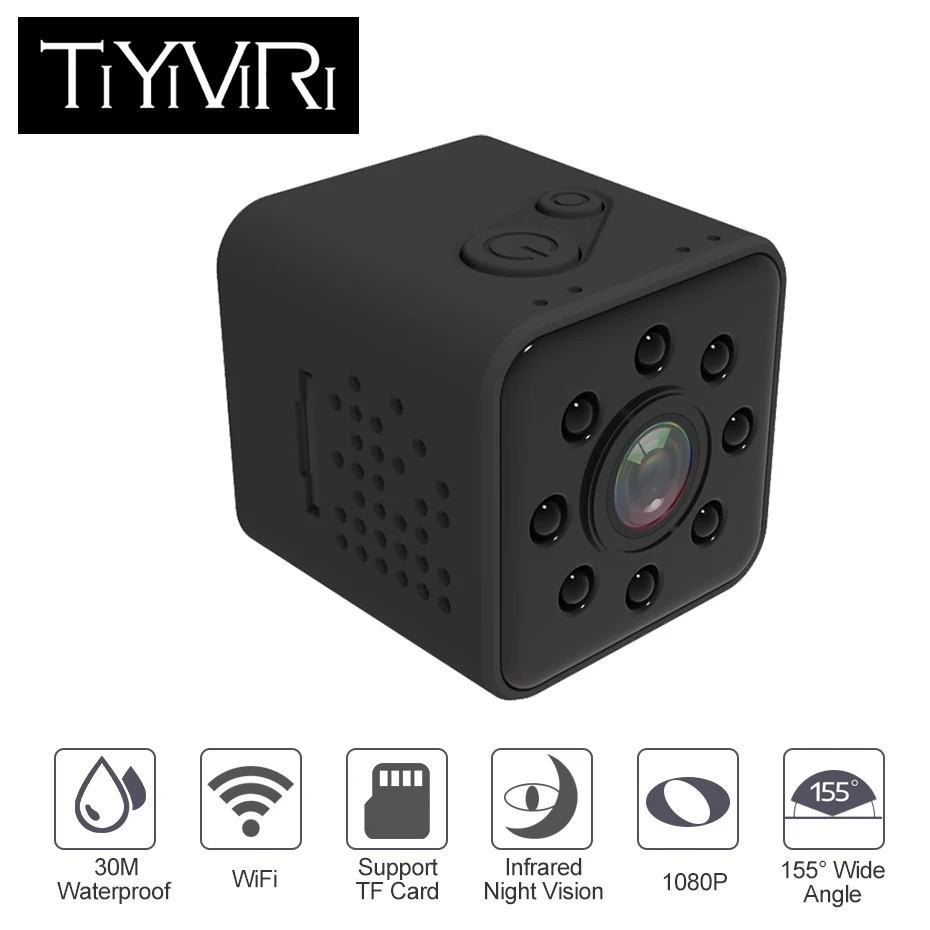 TiYiViRi SQ23 мини-камера Wi-Fi 1080 P Спорт Cam микро-камера Full HD 1080p Wi-Fi водостойкий ночного видения мини-видеокамеры Pk SQ13