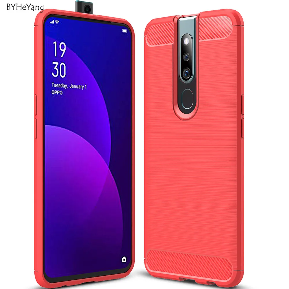 Для OPPO F11 Pro Чехол 6 53 дюймов Мягкий силиконовый чехол TPU Чехлы из углеродного