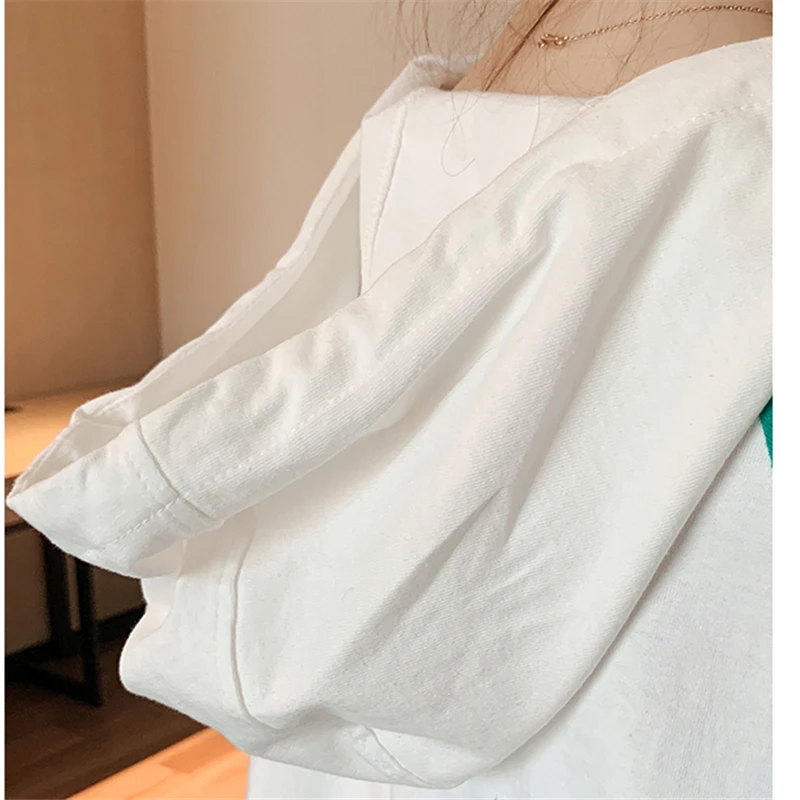 

Casual Suit Female 2019 Summer New Fashion Ageing Slimming Temperament Hooded Short Sleeve Two-Piece Suit Tide H00268