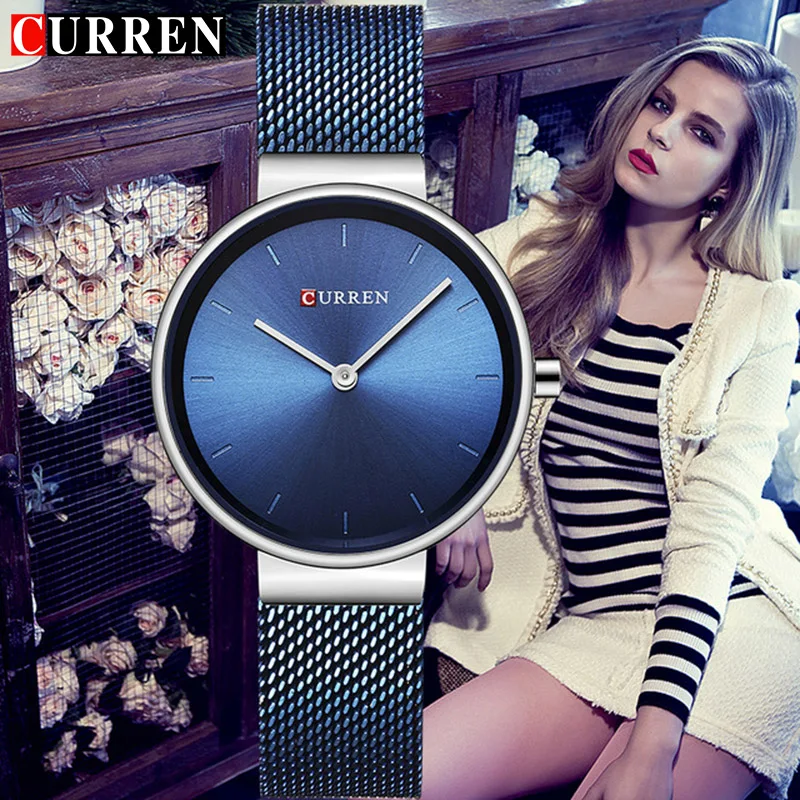 

CURREN Women Watches Luxury Brand Mesh belt Ladies Quartz Women Watches 2020 Sport Relogio Feminino Montre Femme Wrist Watch