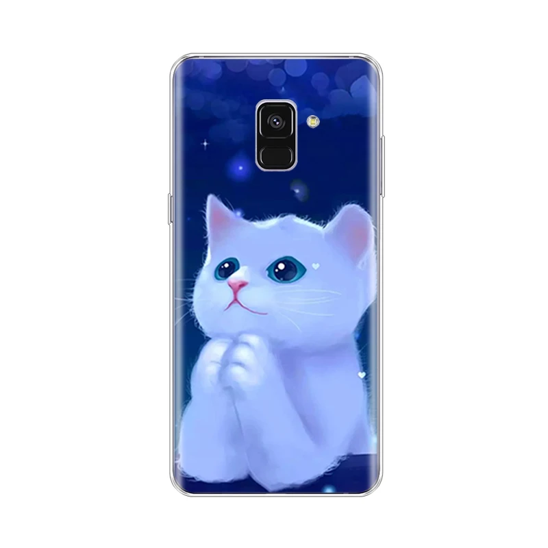 Мягкий чехол для телефона из TPU для Samsung Galaxy A8 2018 A530 A530F силиконовый чехол Plus A730 A730F прозрачный.
