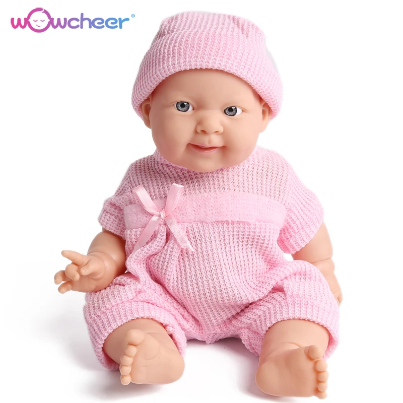 WOWCHEER 15 дюймов 38 см миниатюрная силиконовая Мягкая кукла Реборн игрушки