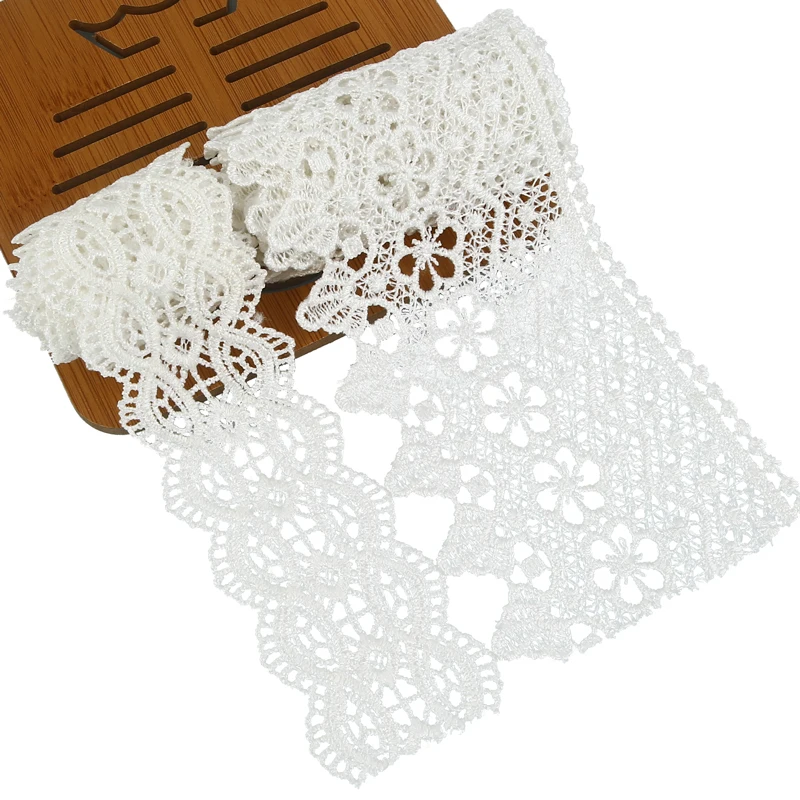 Кружевная лента с вышивкой ткань в рулоне сатиновые гипюровые ленты кружевной