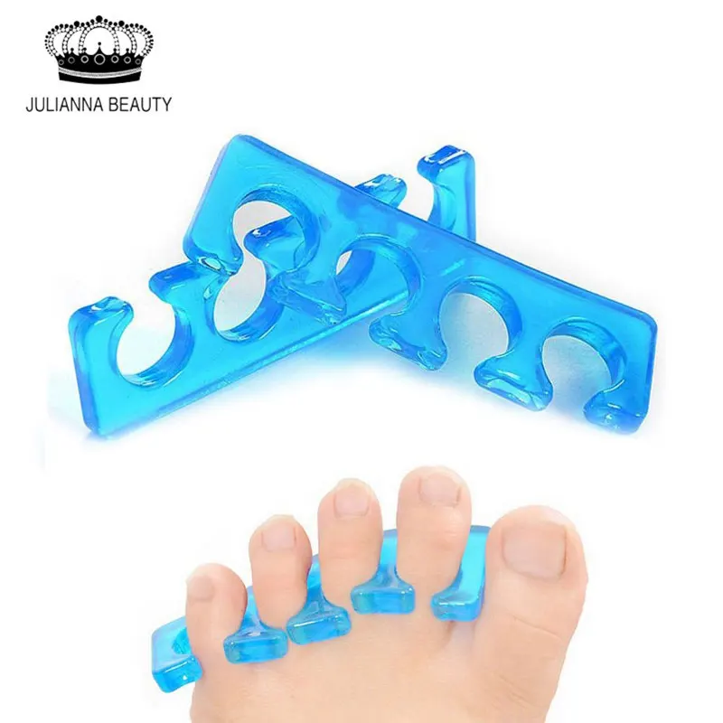 Силиконовый разделитель пальцев для ногтей 1 пара инструменты украшения
