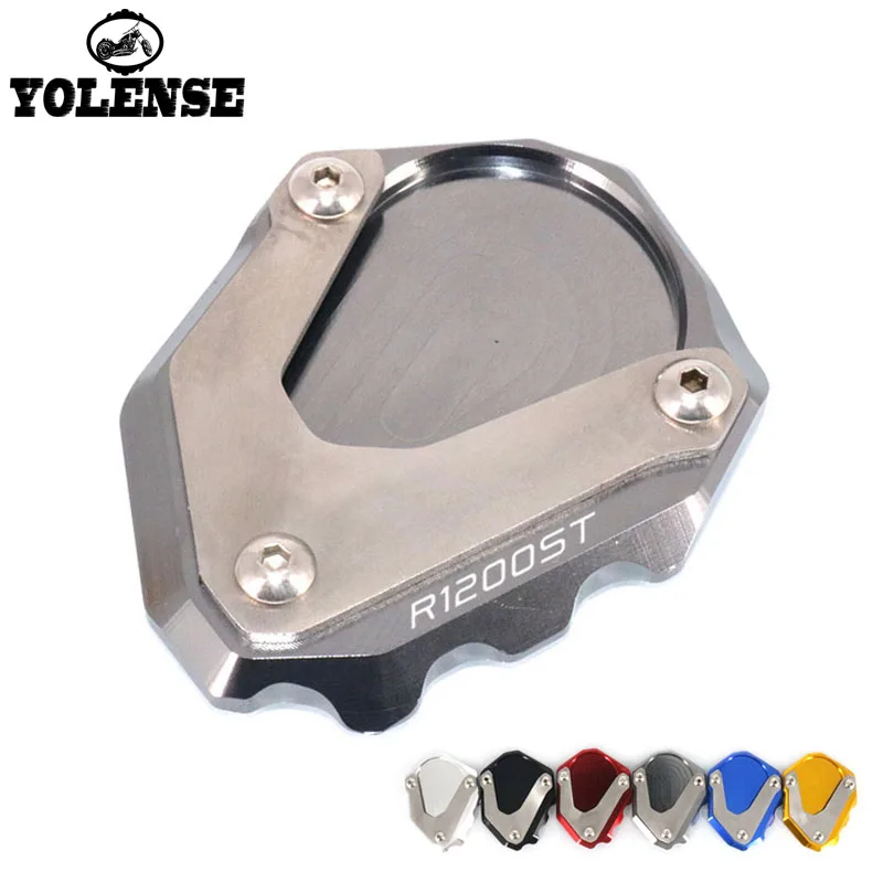 

For BMW R1200ST R1200 ST R 1200ST 2003-2007 Motorcycle CNC Kickstand Foot Side Stand Extension Pad Support Plate Enlarge Stand