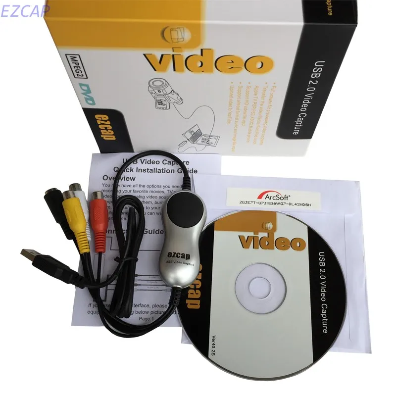 USB Аудио Видео Захват преобразование аналогового видео от VHS рекордер