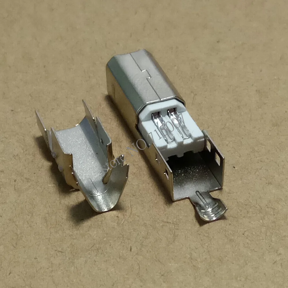 10 комплектов каждой партии DIY USB 2 0 B штекер сварочный кабель Тип монтажный адаптер