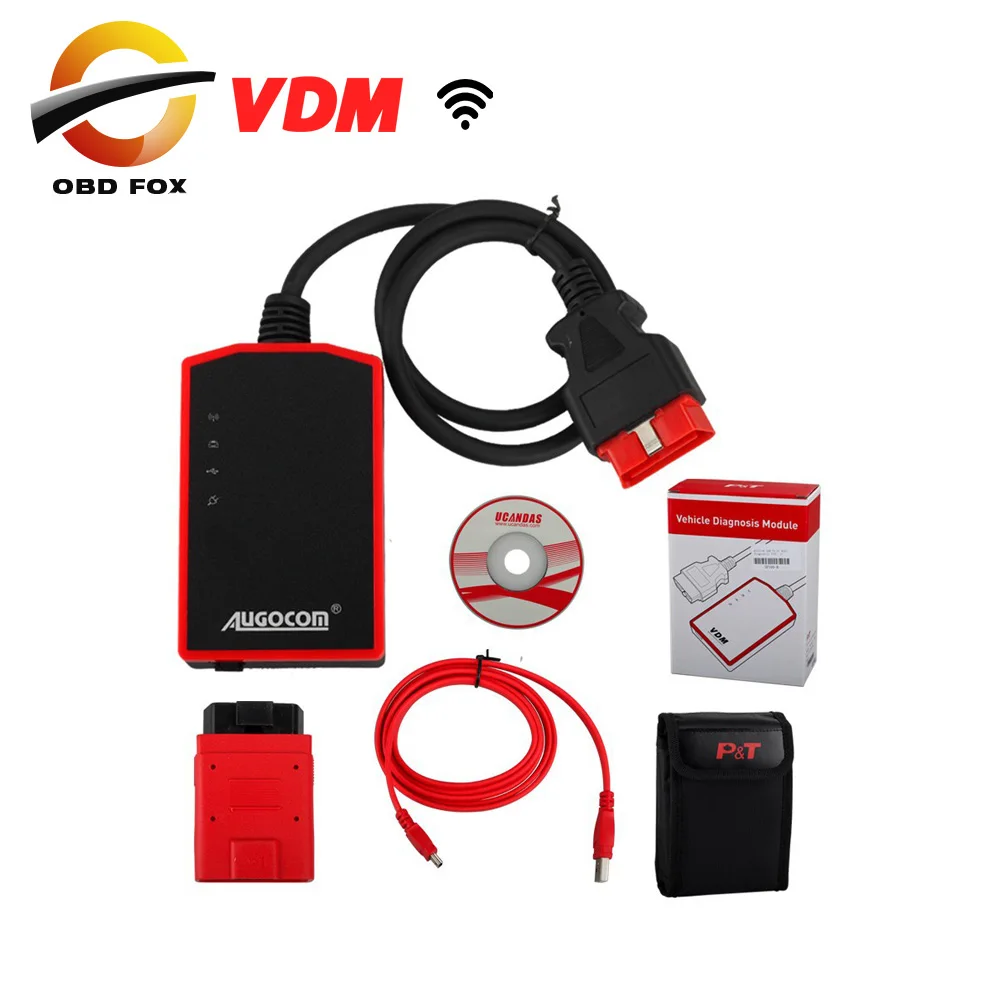 100% оригинальная OBDII Автомобильная диагностика UCANDAS VDM диагностическая система