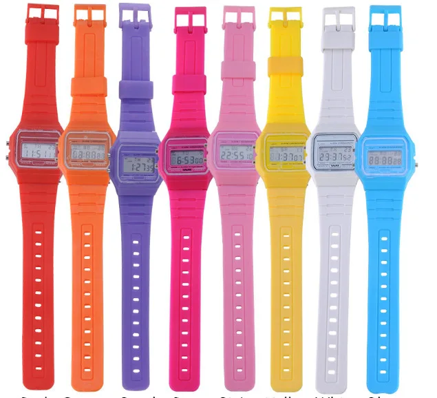 Fashion Sport Watch Men Women Kid Colorful Electronic Led Digital Watches Multifunction Jelly Wristwatch Clock relojes hombre | Наручные