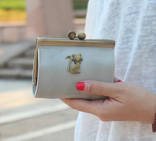 Маленькая женская сумочка из бронзы в стиле ретро|change purse|coin pursewomen coin purse |