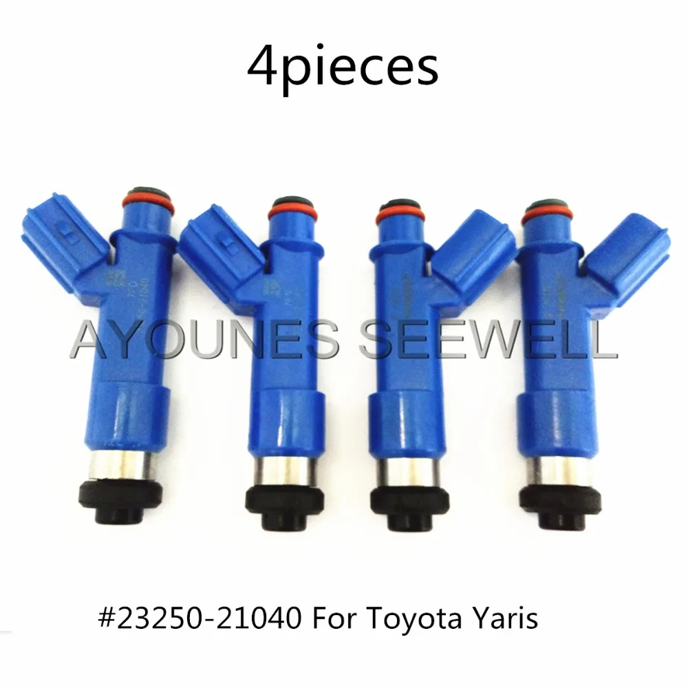4 шт. 23250-21040 топливный инжектор для Toyota 1ZZ Yaris 2006-2014 2325021040 л l4 OEM: #