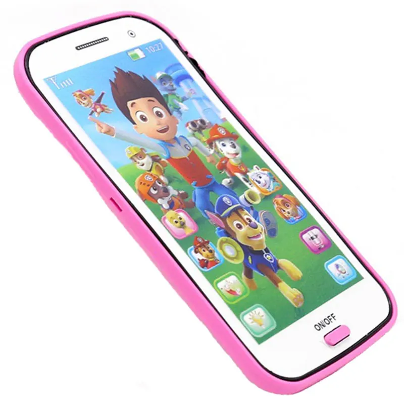 Eva2king английский язык Детские игрушки телефон свет сенсорный экран музыкальные